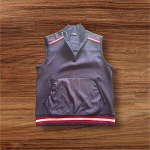 Murano Quarter Zip Vest liquid slim fit size M